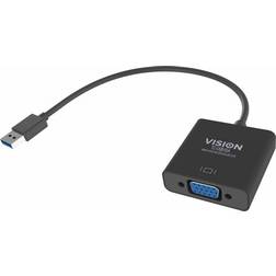 Vision USB A - VGA 0.2m