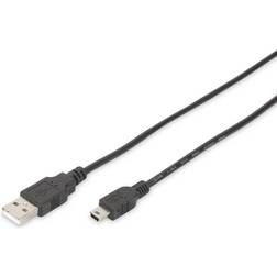 Digitus USB A-USB Mini-B 2.0 1.8m