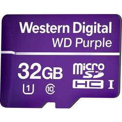 Western Digital WD Purple microSDHC Class 10 UHS-I U1 80/50MB/s 32GB