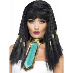 Smiffys Cleopatra Peruk med Flätor