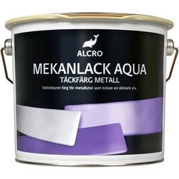 Alcro Mekanlack Aqua Metallfärg Vit 3L