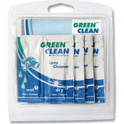 Green Clean Wet & Dry Lens Cleaner 10pack