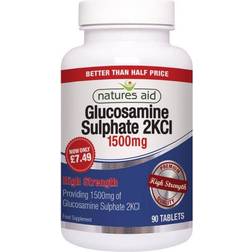 Natures Aid Glucosamine Sulphate 2KCI 1500mg 90 st