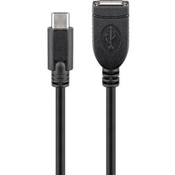 Wentronic USB A-USB C M-F 2.0 0.5m