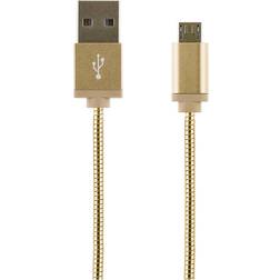 Streetz Metal USB A-USB Micro-B 2.0 1m