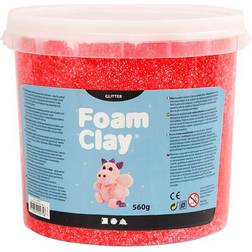 Foam Clay Glitter Clay Red 560g