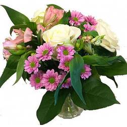 Blommor till begravning & kondoleanser Pink Dreams Blandade blommor