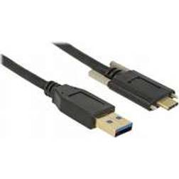 DeLock 83718 SuperSpeed USB A-USB C 3.1 (Gen.2) 1m