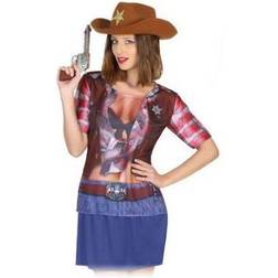 Th3 Party T-Shirt für Erwachsene Cowgirl