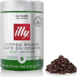 illy Whole Bean Decaffeinated Coffee 250g