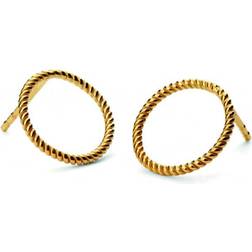 Pernille Corydon Twisted Earrings - Gold