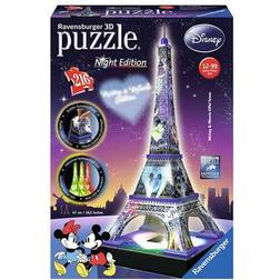 Ravensburger Disney Eiffel Tower 3D Puzzle Night Edition 216 Bitar