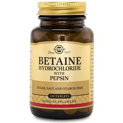 Solgar Betaine Hydrochloride with Pepsin 100 st