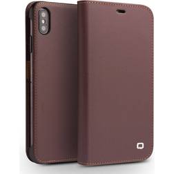 Qialino Business Classic Leather Wallet Case (iPhone XS Max)