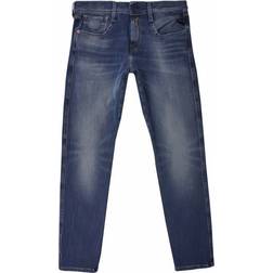 Replay Slim Fit Anbass Hyperflex+Jeans - Medium Blue