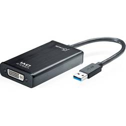 j5create USB A-DVI M-F 0.2m