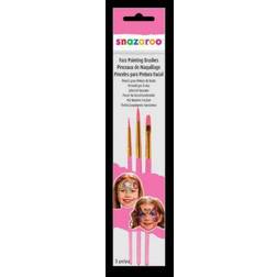 Snazaroo Pink Starter Brushes Set of 3