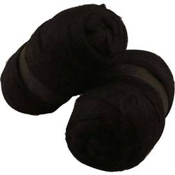 CChobby Carded Wool Black 2x100g