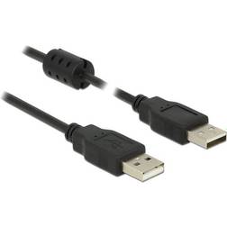 DeLock USB A-USB A 2.0 Ferrite Core 1m