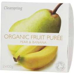 Clearspring Organic Fruit Puree Pear and Banana 200g