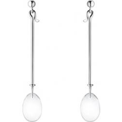 Georg Jensen Dew Earrings - Silver/Crystal