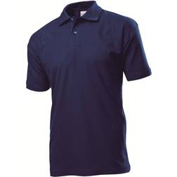 Stedman Short Sleeve Polo Shirt - Navy Blue