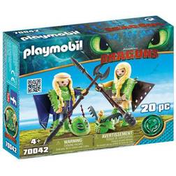 Playmobil Ruffnut and Tuffnut with Flight Suit 70042