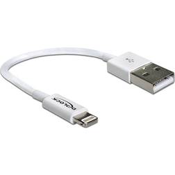 DeLock USB A - Lightning 0.2m