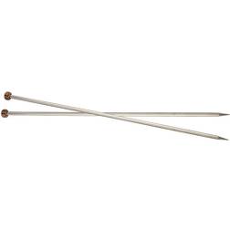 Knitpro Nova Metal Single Pointed Needles 30cm 6mm