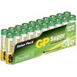 GP Batteries AAA Super Alkaline 20-pack