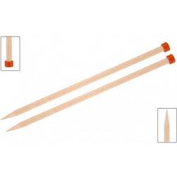 Knitpro Basix Birch Single Pointed Needles 40cm 12mm