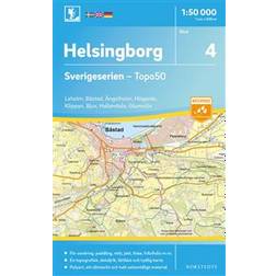 4 Helsingborg Sverigeserien Topo50: Skala 1:50 000
