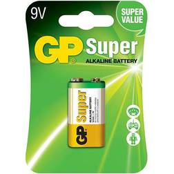GP Batteries Super Alkaline 9V Compatible