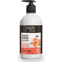 Organic Shop Rose Peach Nourishing Hand Soap 500ml