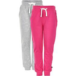 Minymo Basic Sweatpants 2-pack - Dark Pink (3937-577)