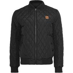 Urban Classics Diamond Quilt Jacket - Black