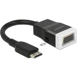 DeLock HDMI Mini-VGA/3.5mm M-F Adapter