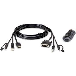 Aten USB A/3.5mm/HDMI - USB B/3.5mm/DVI 1.8m