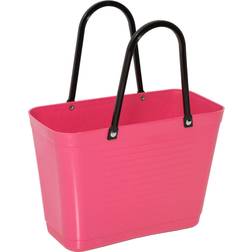 Hinza Shopping Bag Small (Green Plastic) - Tropical Pink