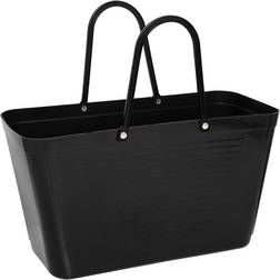 Hinza Shopping Bag Large (Green Plastic) - Black