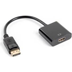 Lanberg HDMI-DisplayPort M-F 0.1m
