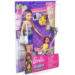 Barbie Skipper Babysitter Stroller with Pram