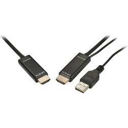 Lindy HDMI - HDMI/USB A 30m