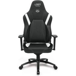 L33T E-Sport Pro Superior XL Gaming Chair - Black/White