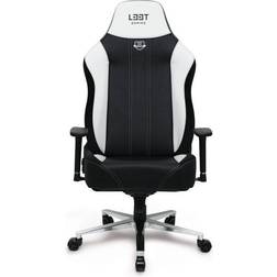 L33T E-Sport Pro Ultimate XXL Gaming Chair - Black/White
