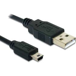 DeLock 5 pin USB A-USB Mini-B 2.0 1m