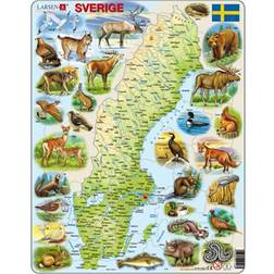 Larsen Sweden Physical Animals 71 Pieces