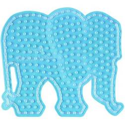 Hama Beads Maxi Transparent Pegboard Elephant 8201