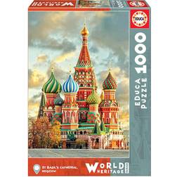 Educa St Basil´s Cathedral Moscow 1000 Bitar