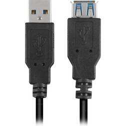 Sharkoon USB A-USB A M-F 3.0 1m